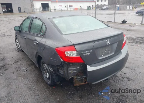 2012 Honda Civic Lx z USA, uszkodzony, nr VIN 2HGFB2F55CH558222